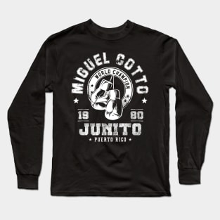 Miguel Cotto Boxing Long Sleeve T-Shirt